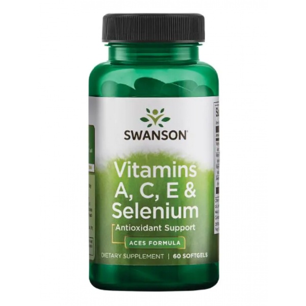 Vitamin A C E + Selenium - 60sgels