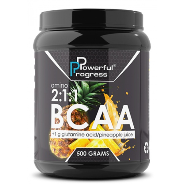 BCAA 2:1:1 + Glutamine - 500g Pineapple
