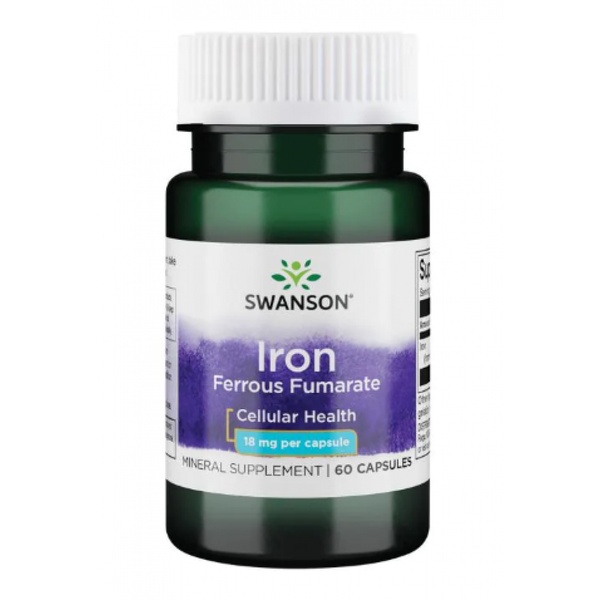 Iron Ferrous Fumarate 18mg - 60caps