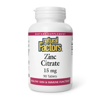 Zinc Citrate 15mg - 90 tabs