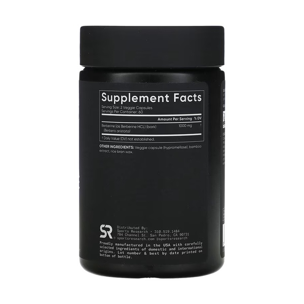 Berberine 1000mg - 120 vcaps