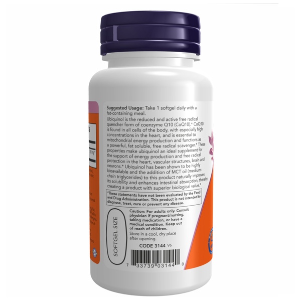 (12.02 Очікування) Ubiquinol 200mg - 60 sgels