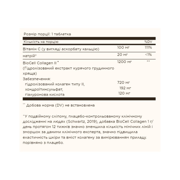 19.01 (Очікування) Collagen Hyaluronic Acid Complex - 30 tabs