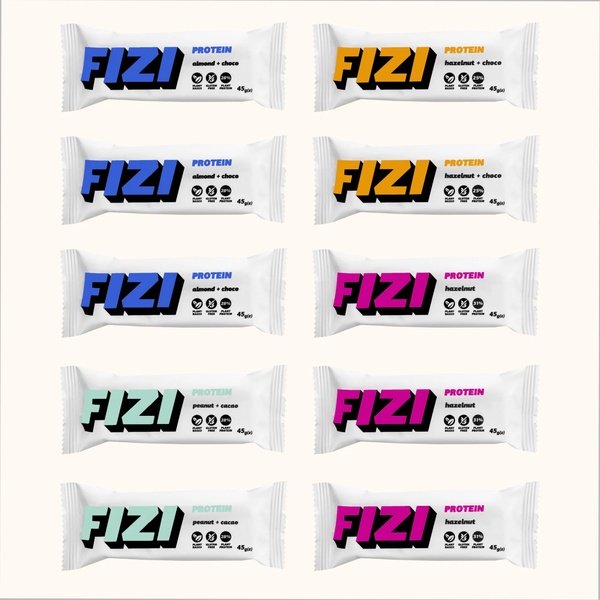 FIZI Protein Box - 10x45g