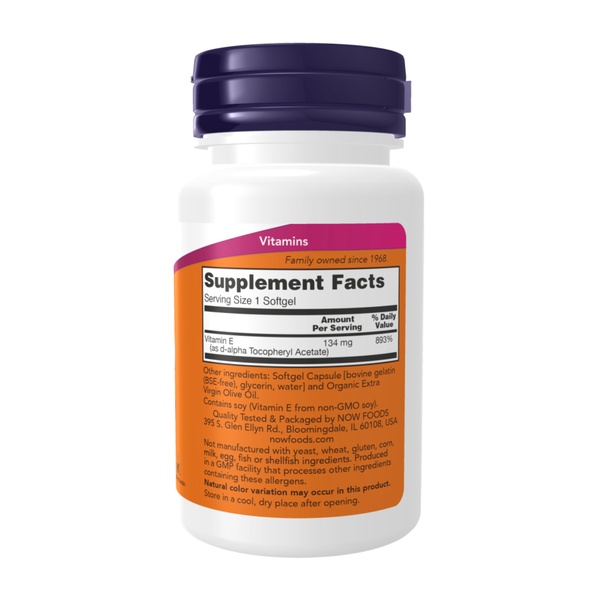 (12.02 Очікування) Vitamin E-200 D-Alpha Tocopheryl - 100 softgels