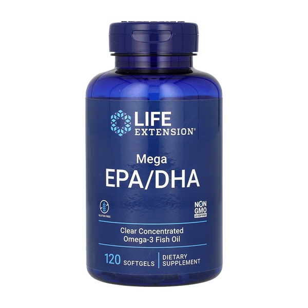 Mega EPA/DHA Omega-3 Fish Oil - 120 softgels (Пошкоджена банка)