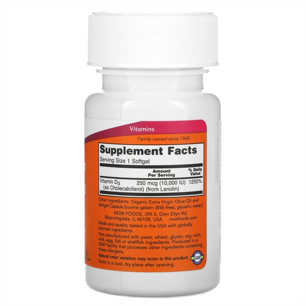 (12.02 Очікування) VIT D-3 10,000 IU - 240 sgels