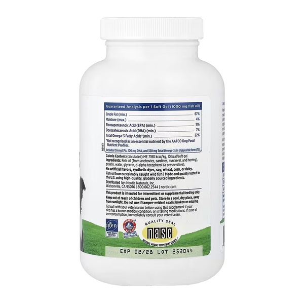 Omega-3 Pet - 180 softgels