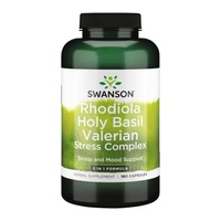 Rhodiola Holy Basil Valerian stress Complex - 180caps