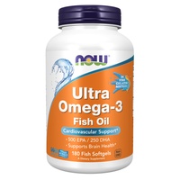 (12.02 Очікування) Ultra Omega-3 FO 500/250 Fish Gelatin - 180 Softgels