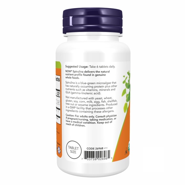 (12.02 Очікування) Spirulina 500 mg - 200 tabs