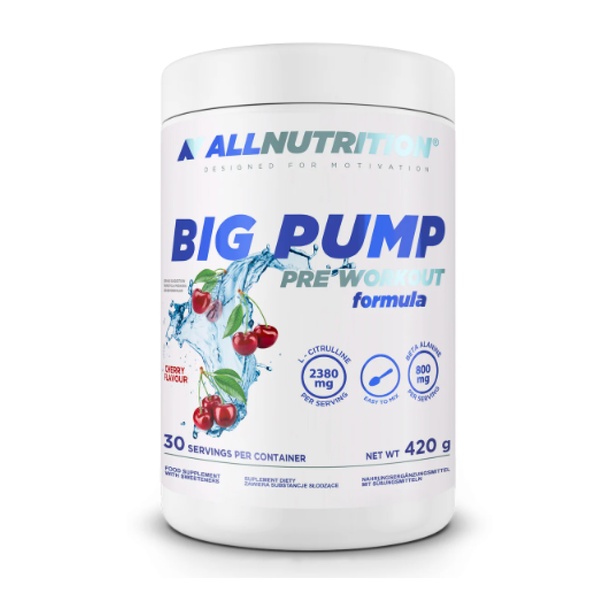 (19.05 Очікування) Big Pump Pre Workaut Formula - 420g Strawberry