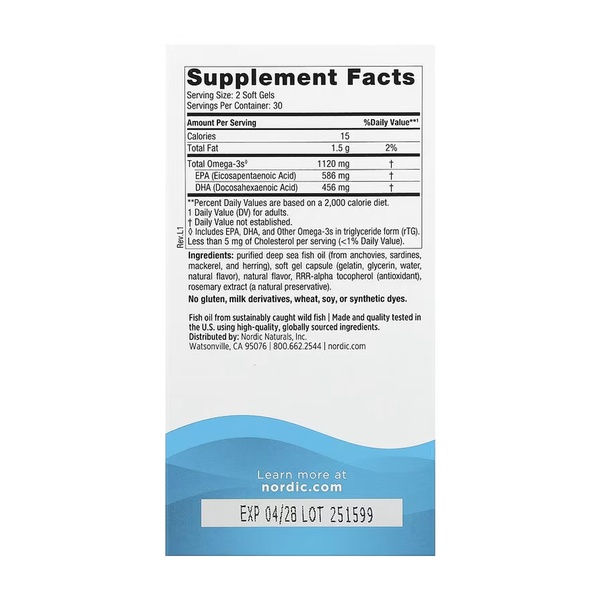 Ultimate Omega 2X Minis - 60 mini softgels