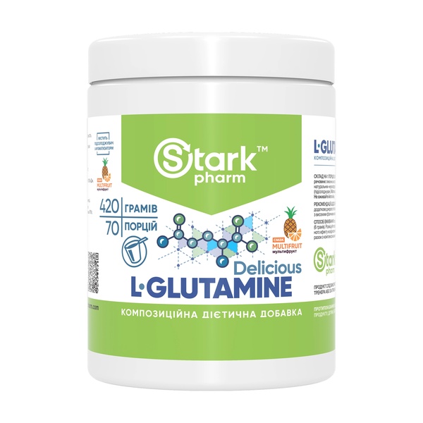 L-Glutamine Delicious - 420g Multi Fruit
