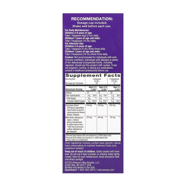 Sambucus Immune Syrup For Kids - 4 oz