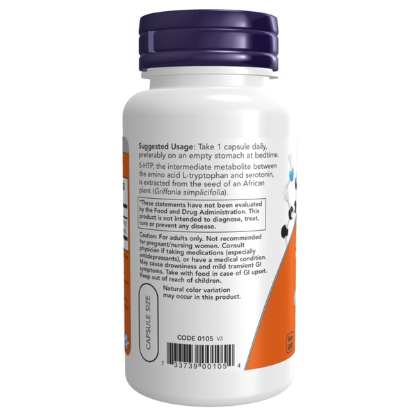 (12.02 Очікування) 5-HTP 100mg - 120 vcaps