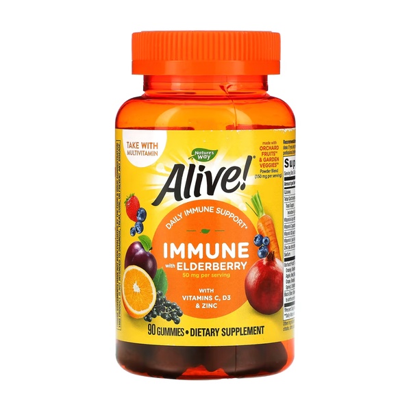 (20.02 Очікування) Alive!® Immune Gummy - 90 gummies
