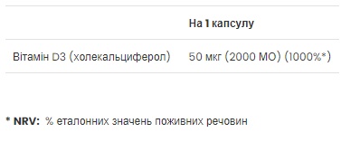 Vitamin D3 2000 IU - 180 softgels