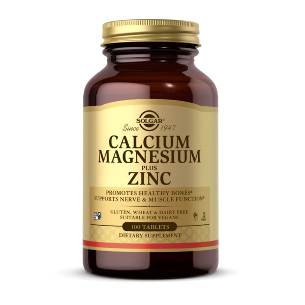 Calcium Magnesium Plus Zinc - 100 tabs