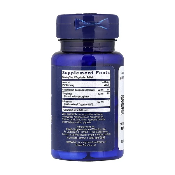 Theanine XR™ Stress Relief - 30 vegetarian tablets