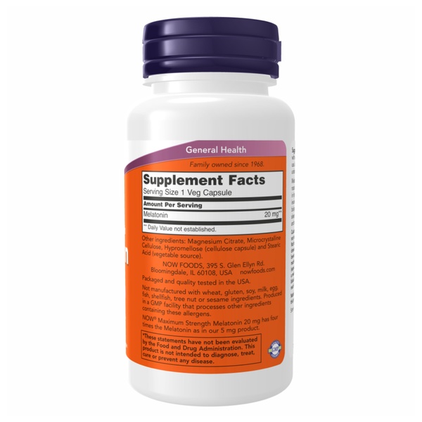 Melatonin 20mg - 90 vcaps