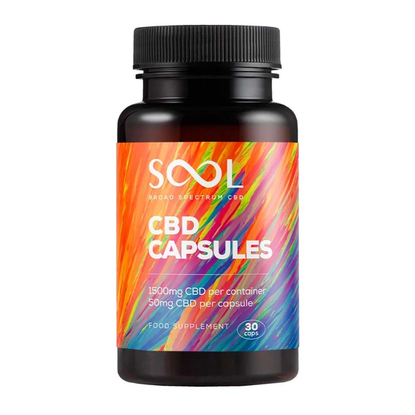 Broad Spectrum CBD Gel Capsules 1500mg - 30 caps