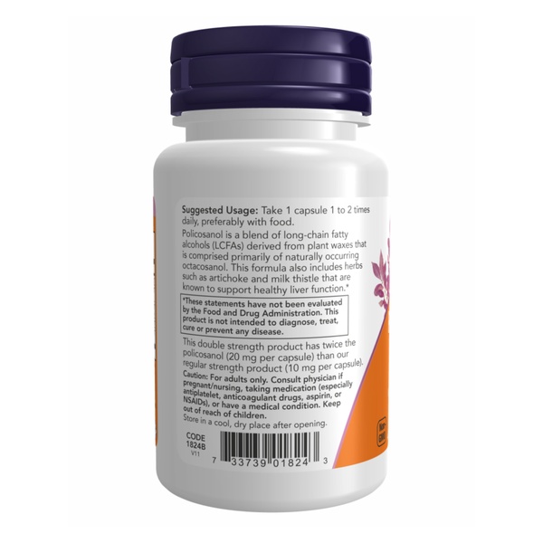 (12.02 Очікування) Policosanol 20mg Plus - 90 vcaps