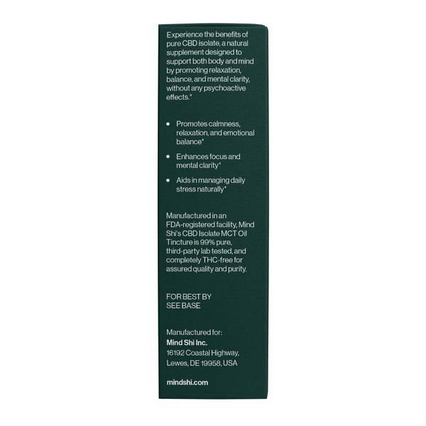 CBD Oil Isolate 3000 mg Orange - 10 ml
