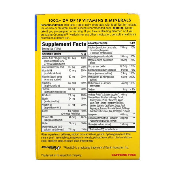 (20.02 Очікування) Men's 50+ Complete Multivitamin - 50 tabs