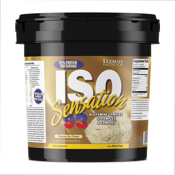ISO Sensation 5lb - 2270g Banana Ice Cream